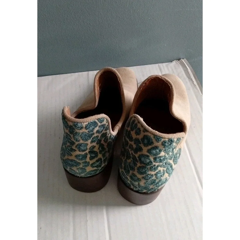 Ankle‎ Booties Suede Leather Leopard Print Heel Shoes